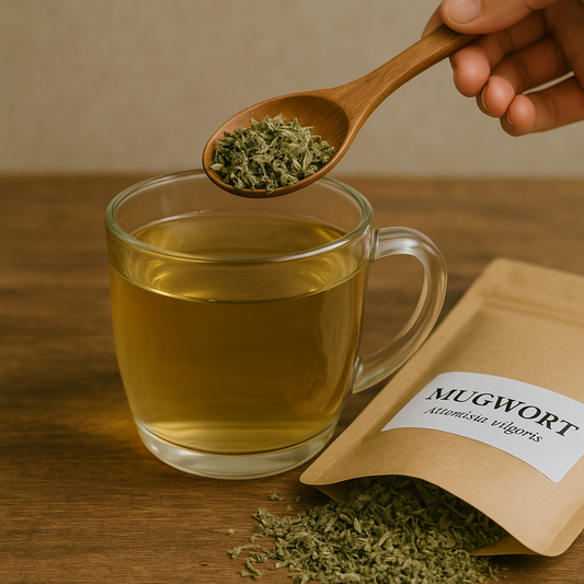 Dried Mugwort Herb: Artemisia Vulgaris, Dream Tea Blend