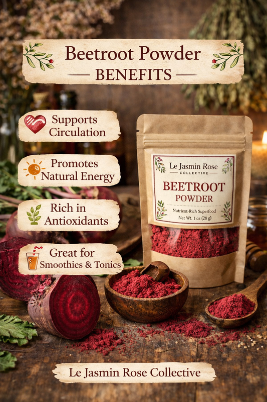 Beetroot Powder – Pure Beet Root Powder | Vibrant Superfood Botanical | 1 oz