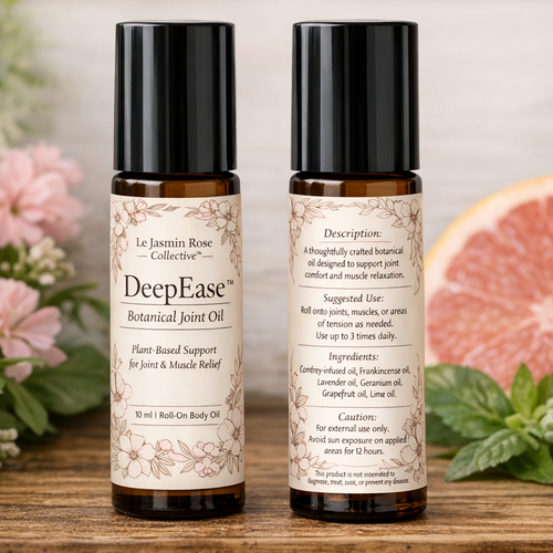 DeepEase™ Botanical Joint Oil | Plant-Based Support for Joint & Muscle Relief | Herbal Roll-On | 10 ml