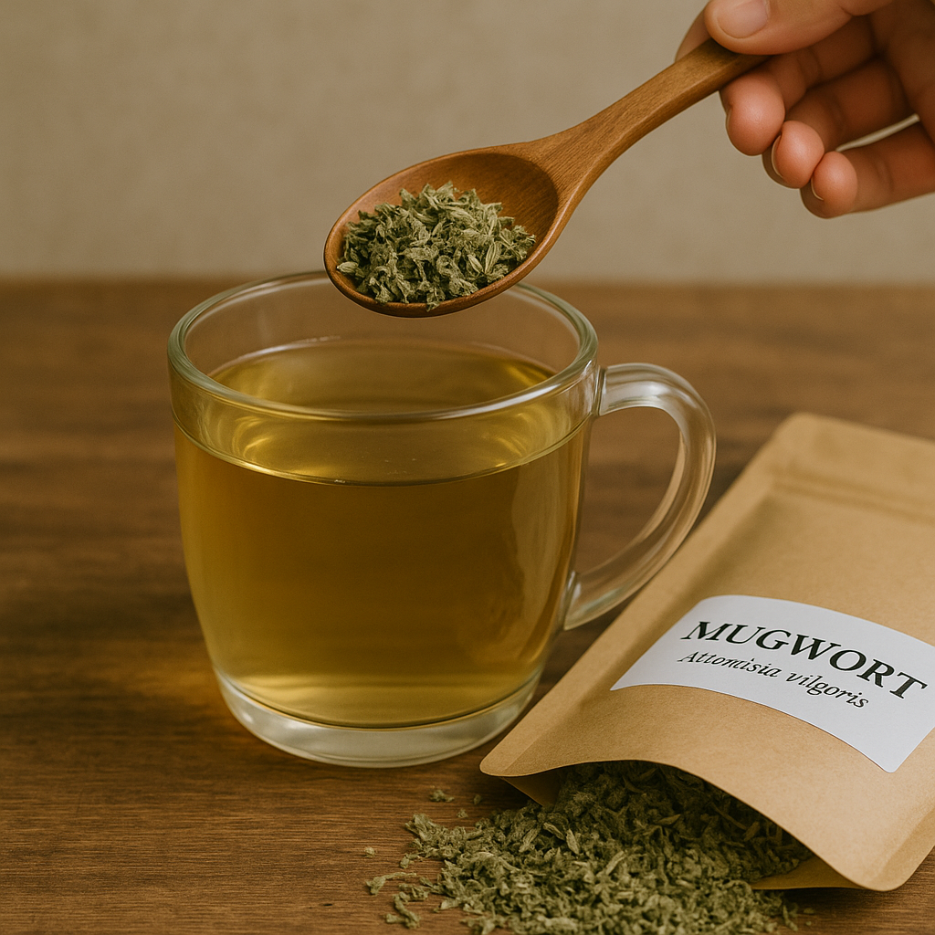 Dried Mugwort Herb: Artemisia Vulgaris, Dream Tea Blend