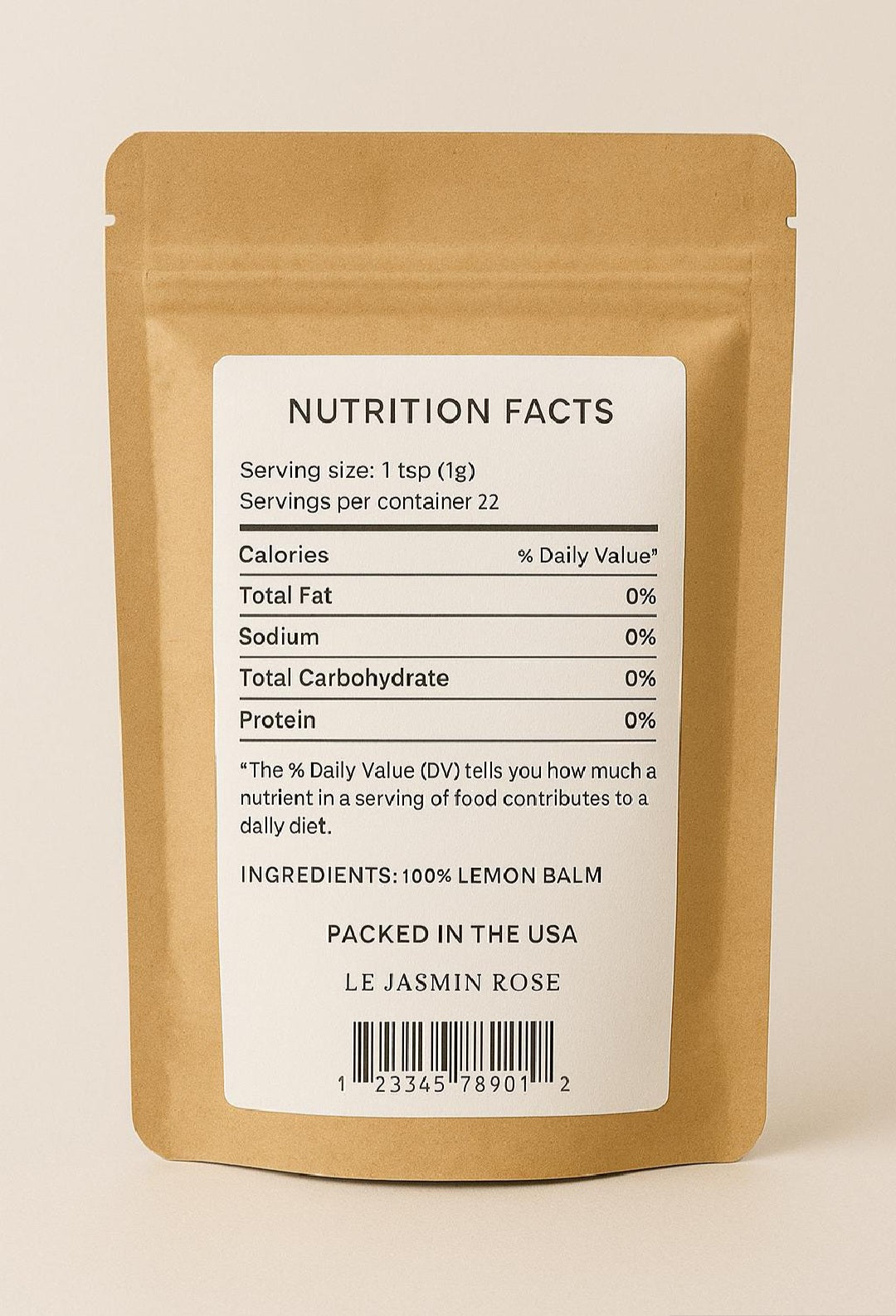 Natural Lemon Balm Leaf, Herbal Tea
