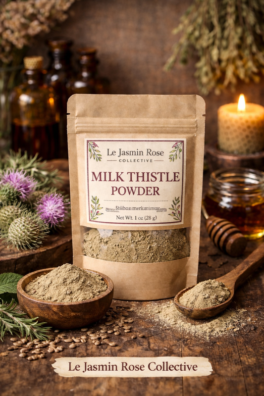 Milk Thistle Powder – Ground Milk Thistle Seed Powder | Herbal Wellness Botanical | 1 oz
