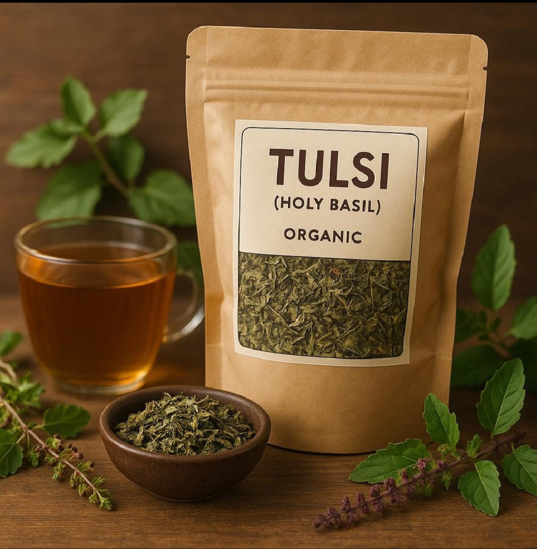 Organic Tulsi (Holy Basil) Leaf | Adaptogenic Stress Relief & Immune Support