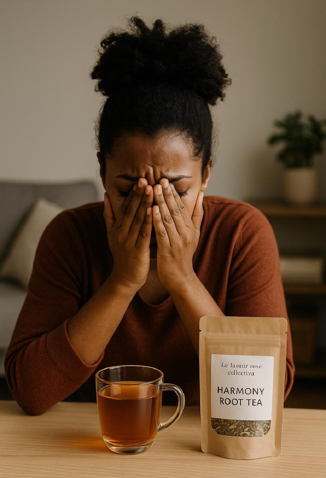 Harmony Root Tea Blend – Tulsi, Lavender and Lemon Balm for Emotional Balance and Calm