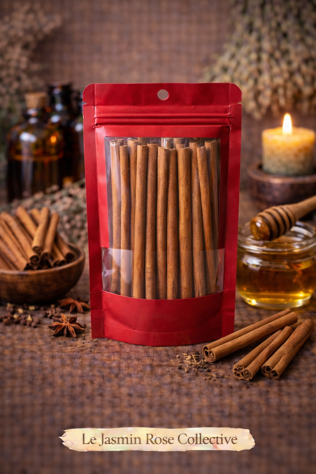 Cinnamon Sticks – Whole Cinnamon Sticks Bundle | Aromatic Herbal & Culinary Spice | 5 Sticks