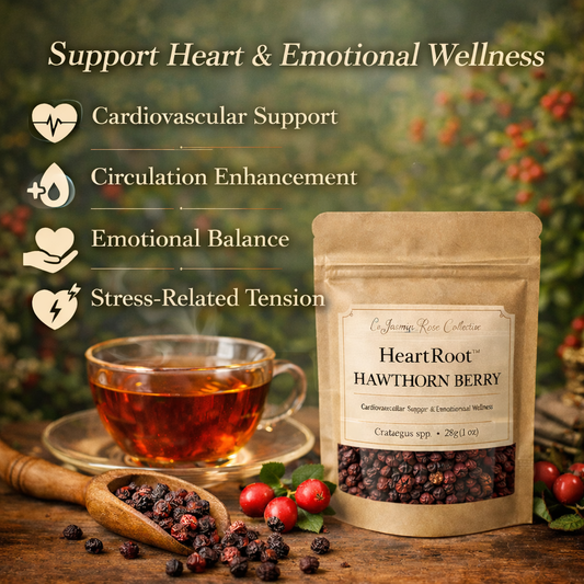 Hawthorn Berry 2 oz | Dried Heart Support Herb | Crataegus spp. | Herbal Tea for Circulation & Emotional Wellness